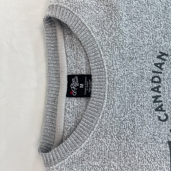 Tobermory River Wear Crewneck Sweater Variegated Gray Unisex Medium LIKE NEW - Picture 8 of 13